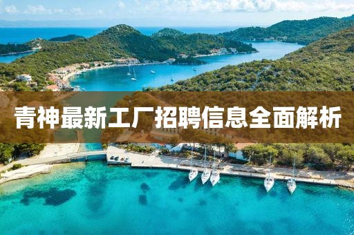 青神最新工厂招聘信息全面解析