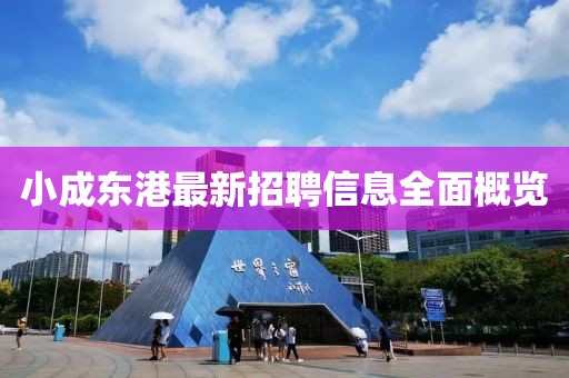 小成东港最新招聘信息全面概览
