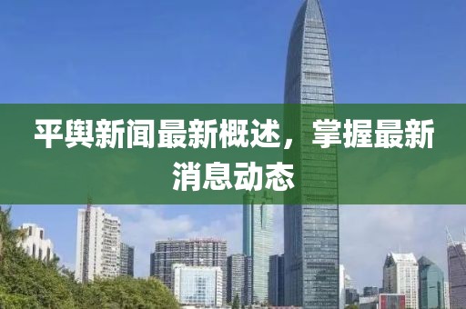 平舆新闻最新概述，掌握最新消息动态