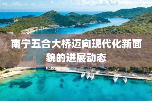 南宁五合大桥迈向现代化新面貌的进展动态