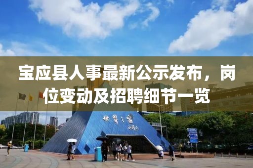 宝应县人事最新公示发布，岗位变动及招聘细节一览
