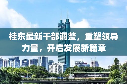 桂东最新干部调整，重塑领导力量，开启发展新篇章