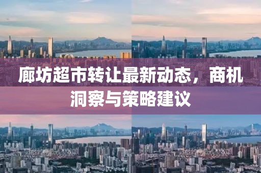 廊坊超市转让最新动态，商机洞察与策略建议