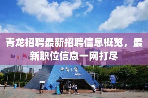 青龙招聘最新招聘信息概览，最新职位信息一网打尽