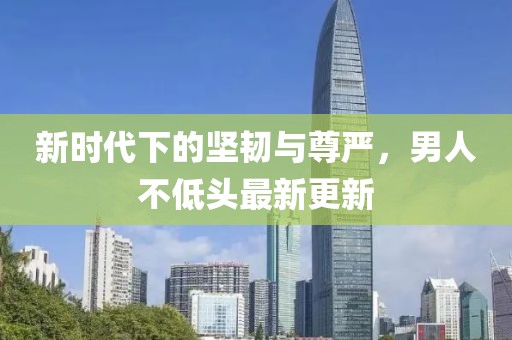 新时代下的坚韧与尊严，男人不低头最新更新