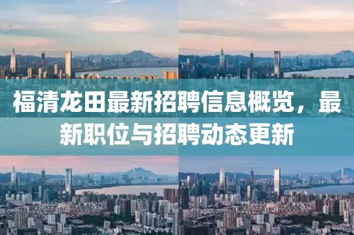 福清龙田最新招聘信息概览，最新职位与招聘动态更新