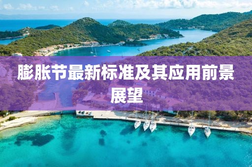 膨胀节最新标准及其应用前景展望