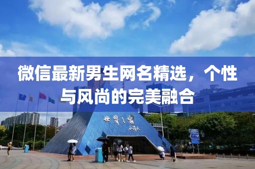 微信最新男生网名精选，个性与风尚的完美融合