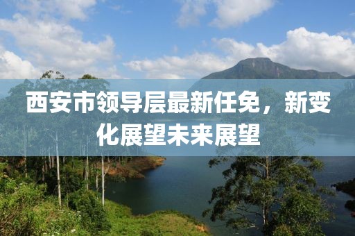 西安市领导层最新任免，新变化展望未来展望