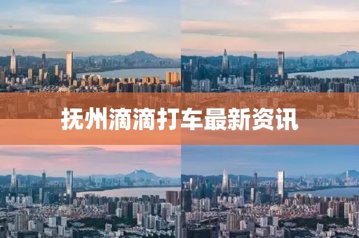 抚州滴滴打车最新资讯