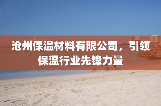 沧州保温材料有限公司，引领保温行业先锋力量