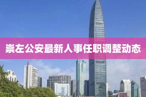 崇左公安最新人事任职调整动态