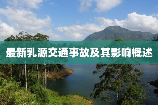最新乳源交通事故及其影响概述