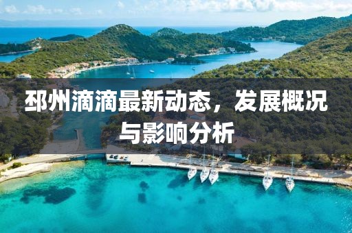 邳州滴滴最新动态，发展概况与影响分析
