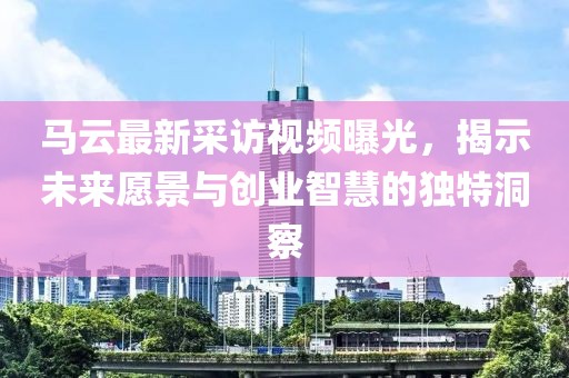 马云最新采访视频曝光，揭示未来愿景与创业智慧的独特洞察