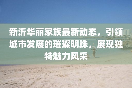 新沂华丽家族最新动态，引领城市发展的璀璨明珠，展现独特魅力风采