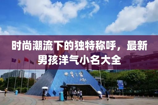 时尚潮流下的独特称呼，最新男孩洋气小名大全