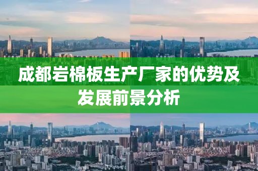 成都岩棉板生产厂家的优势及发展前景分析