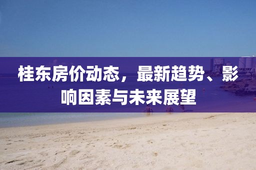 桂东房价动态，最新趋势、影响因素与未来展望