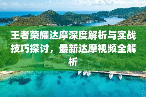 王者荣耀达摩深度解析与实战技巧探讨，最新达摩视频全解析