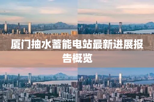 厦门抽水蓄能电站最新进展报告概览