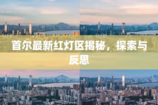 首尔最新红灯区揭秘，探索与反思