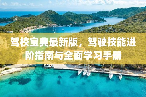 驾校宝典最新版，驾驶技能进阶指南与全面学习手册