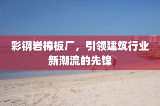 彩钢岩棉板厂，引领建筑行业新潮流的先锋