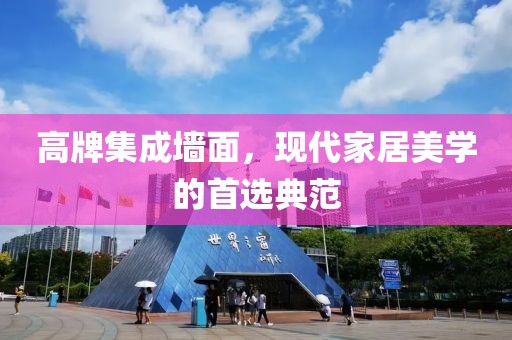 高牌集成墙面，现代家居美学的首选典范