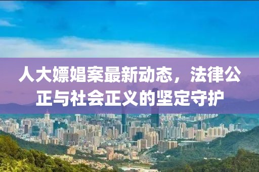 人大嫖娼案最新动态，法律公正与社会正义的坚定守护