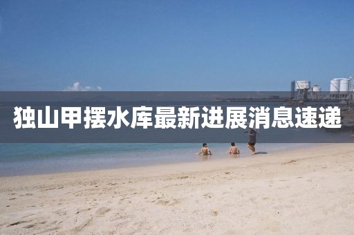 独山甲摆水库最新进展消息速递