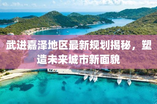 武进嘉泽地区最新规划揭秘，塑造未来城市新面貌