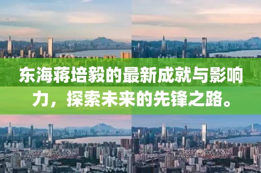 东海蒋培毅的最新成就与影响力，探索未来的先锋之路。