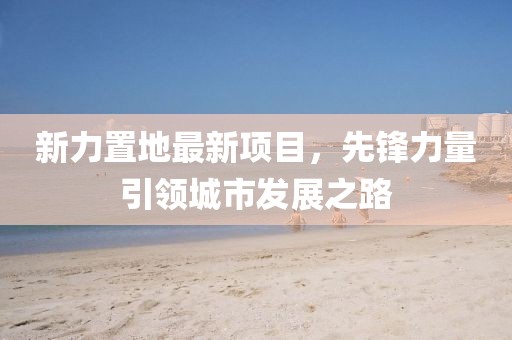 新力置地最新项目，先锋力量引领城市发展之路