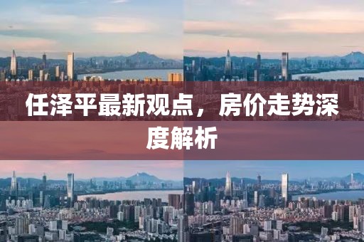 任泽平最新观点，房价走势深度解析