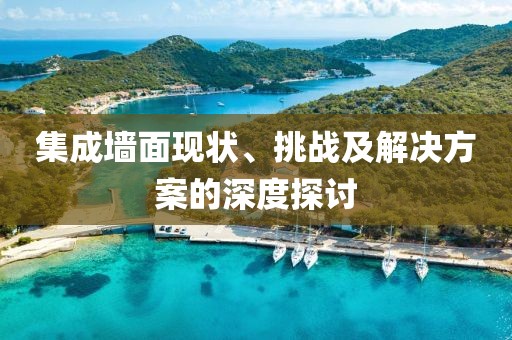 集成墙面现状、挑战及解决方案的深度探讨