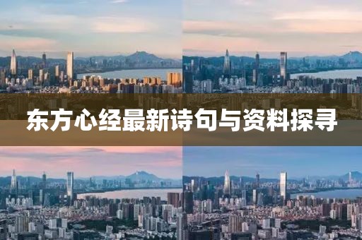 东方心经最新诗句与资料探寻