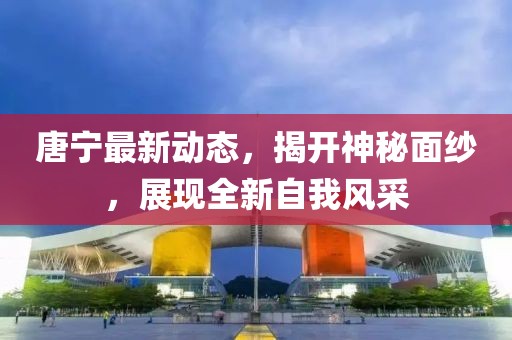 唐宁最新动态，揭开神秘面纱，展现全新自我风采
