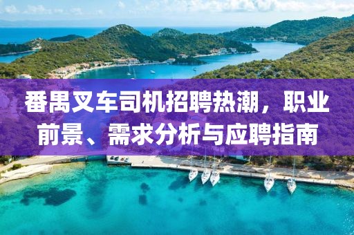 番禺叉车司机招聘热潮，职业前景、需求分析与应聘指南