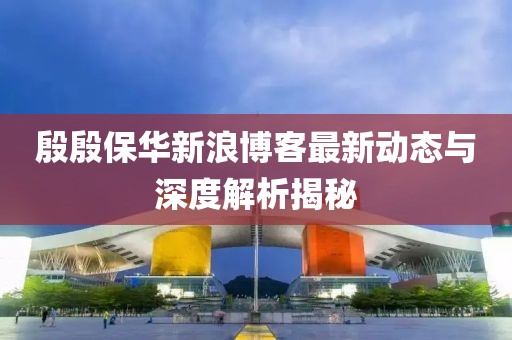 殷殷保华新浪博客最新动态与深度解析揭秘