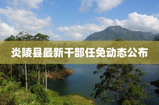 炎陵县最新干部任免动态公布
