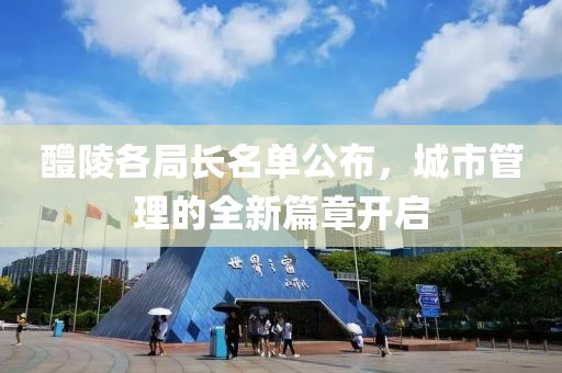 醴陵各局长名单公布，城市管理的全新篇章开启