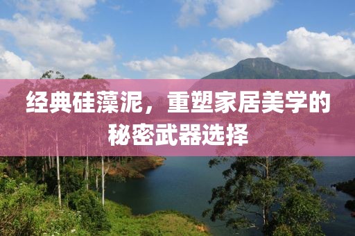 经典硅藻泥，重塑家居美学的秘密武器选择