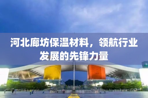 河北廊坊保温材料，领航行业发展的先锋力量