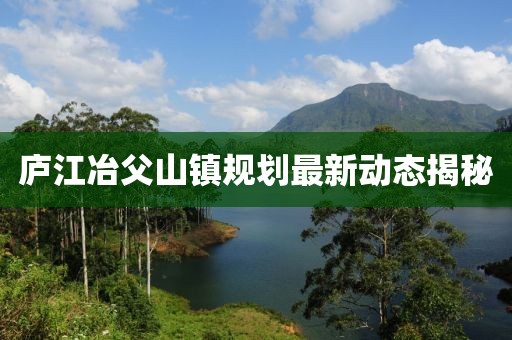庐江冶父山镇规划最新动态揭秘