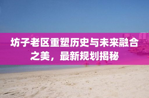 坊子老区重塑历史与未来融合之美，最新规划揭秘
