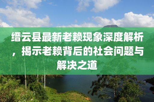 缙云县最新老赖现象深度解析，揭示老赖背后的社会问题与解决之道