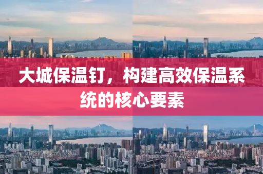 大城保温钉，构建高效保温系统的核心要素