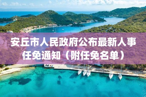 安丘市人民政府公布最新人事任免通知（附任免名单）
