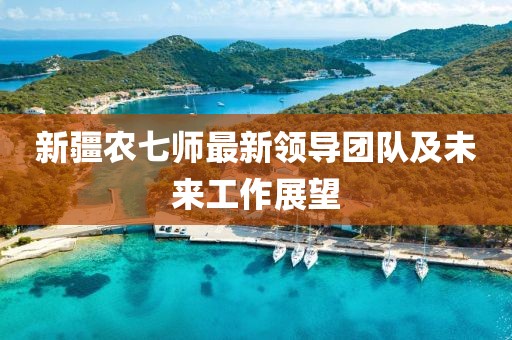 新疆农七师最新领导团队及未来工作展望